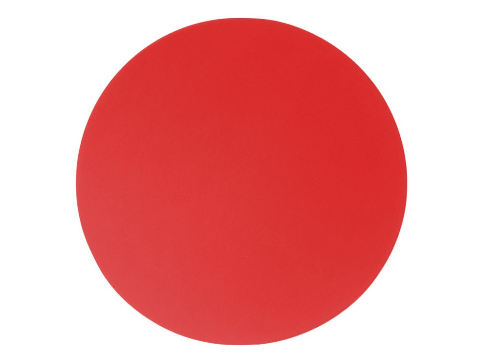 ПАТЧ КРУГ soft-touch (красный) 6,0 х 6,0 см, фото 1