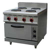 Плита электрическая напольная c 4 конфорками и духовым шкафом Kocateq ZHTT4