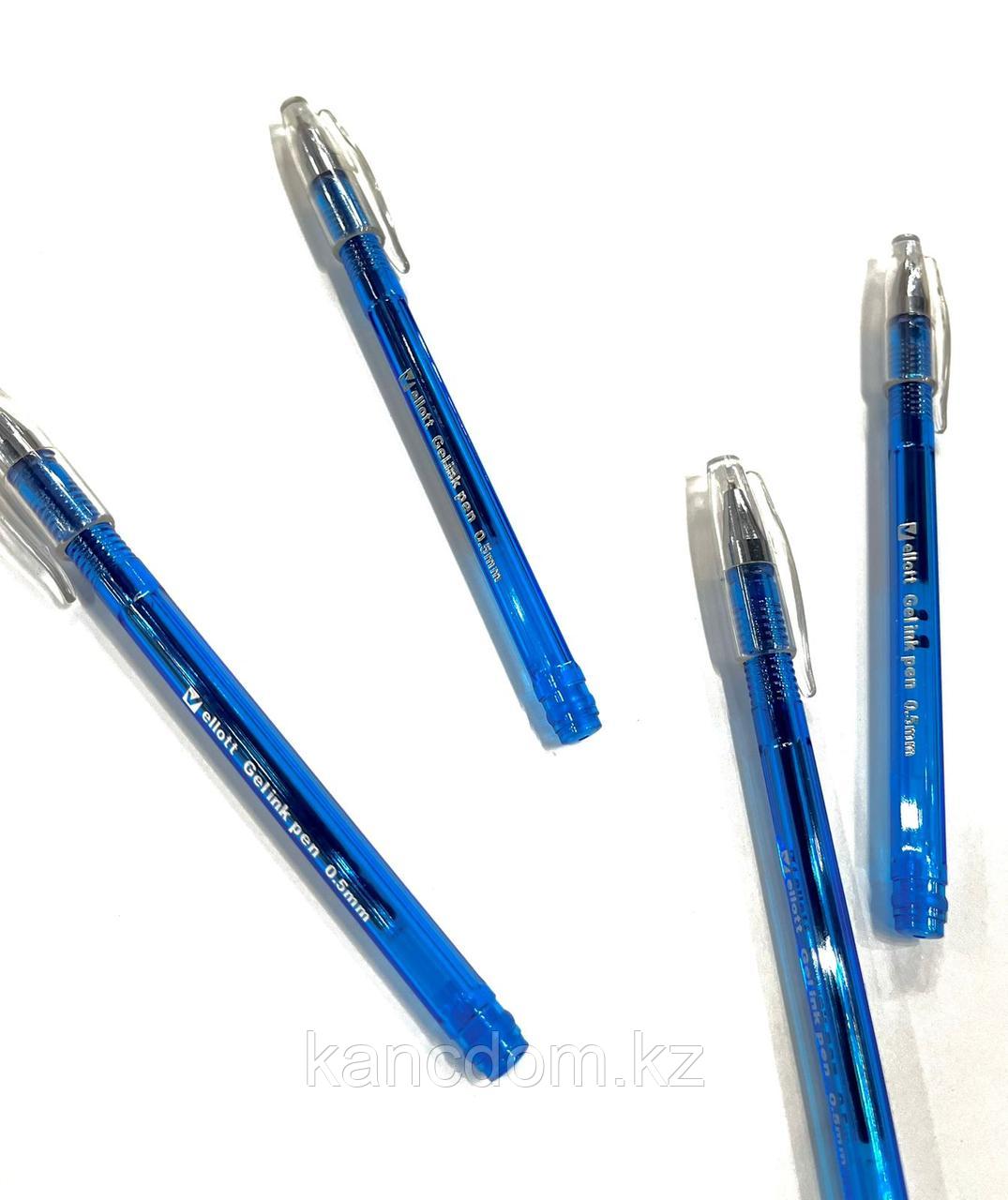 Ручка Гелиевая 0.5мм Ellot office blue
