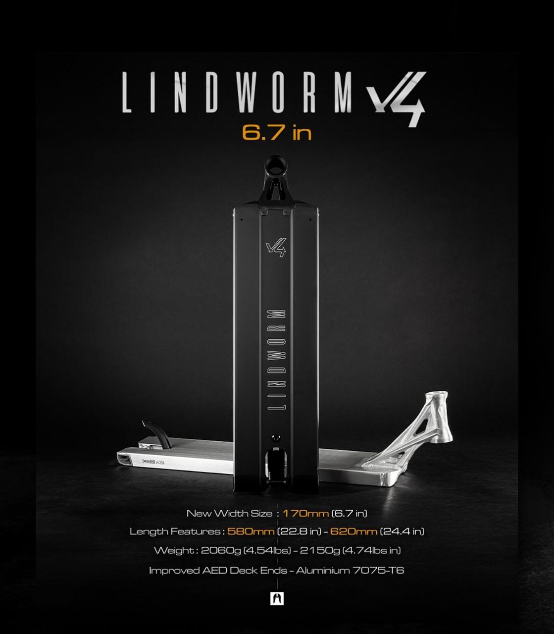 Дека Ethic Lindworm V4 6.7"/22.8" 170W/580mm, фото 1