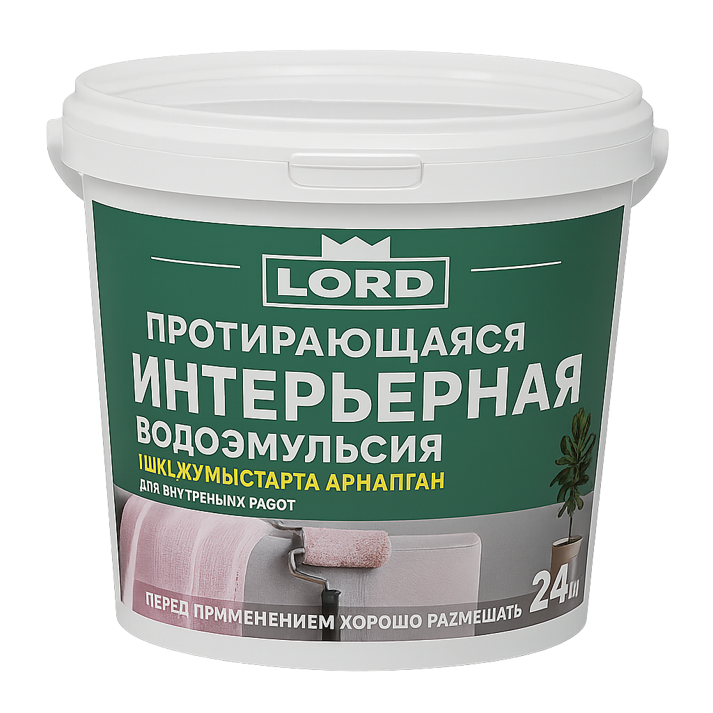 Водоэмульсионная краска интерьерная LORD 24 кг, фото 1