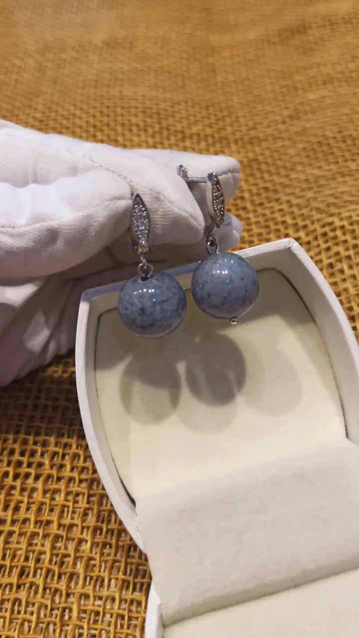 Серьги / агат, фианит ( пр. Абая 141 ), фото 1