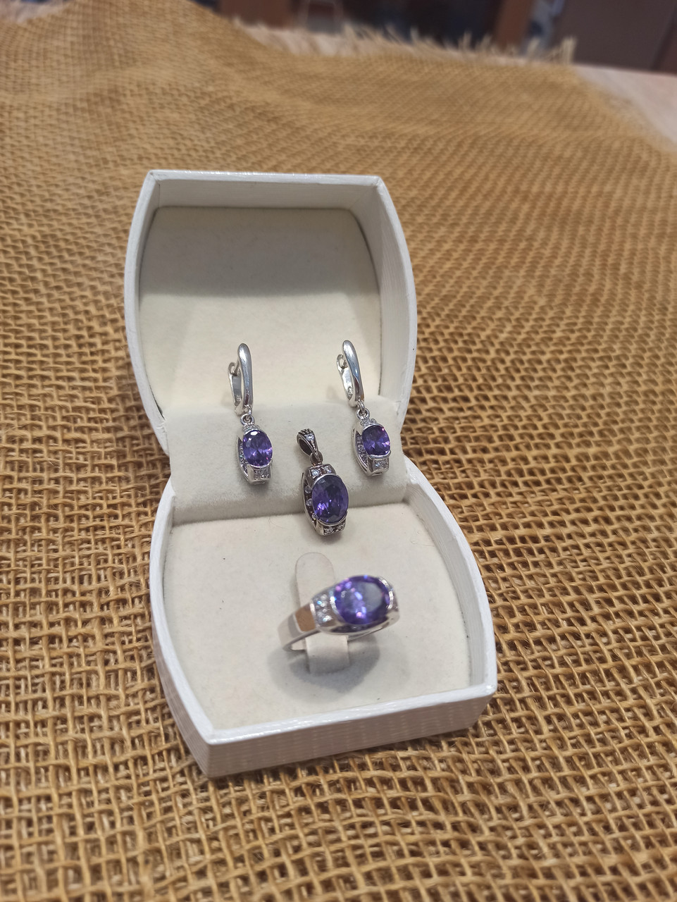 Комплект, подвеска / размер кольца: 18 ( пр. Абая 141 ), фото 1