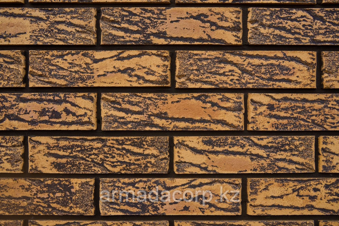 Лицевой керамический кирпич Слоновая Кость Береста одинарный 1.0НФ