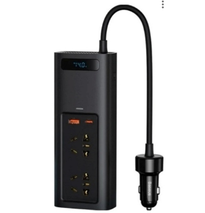 Инвертор Baseus 12V–220V 150 Вт — питание в автомобиле, фото 1