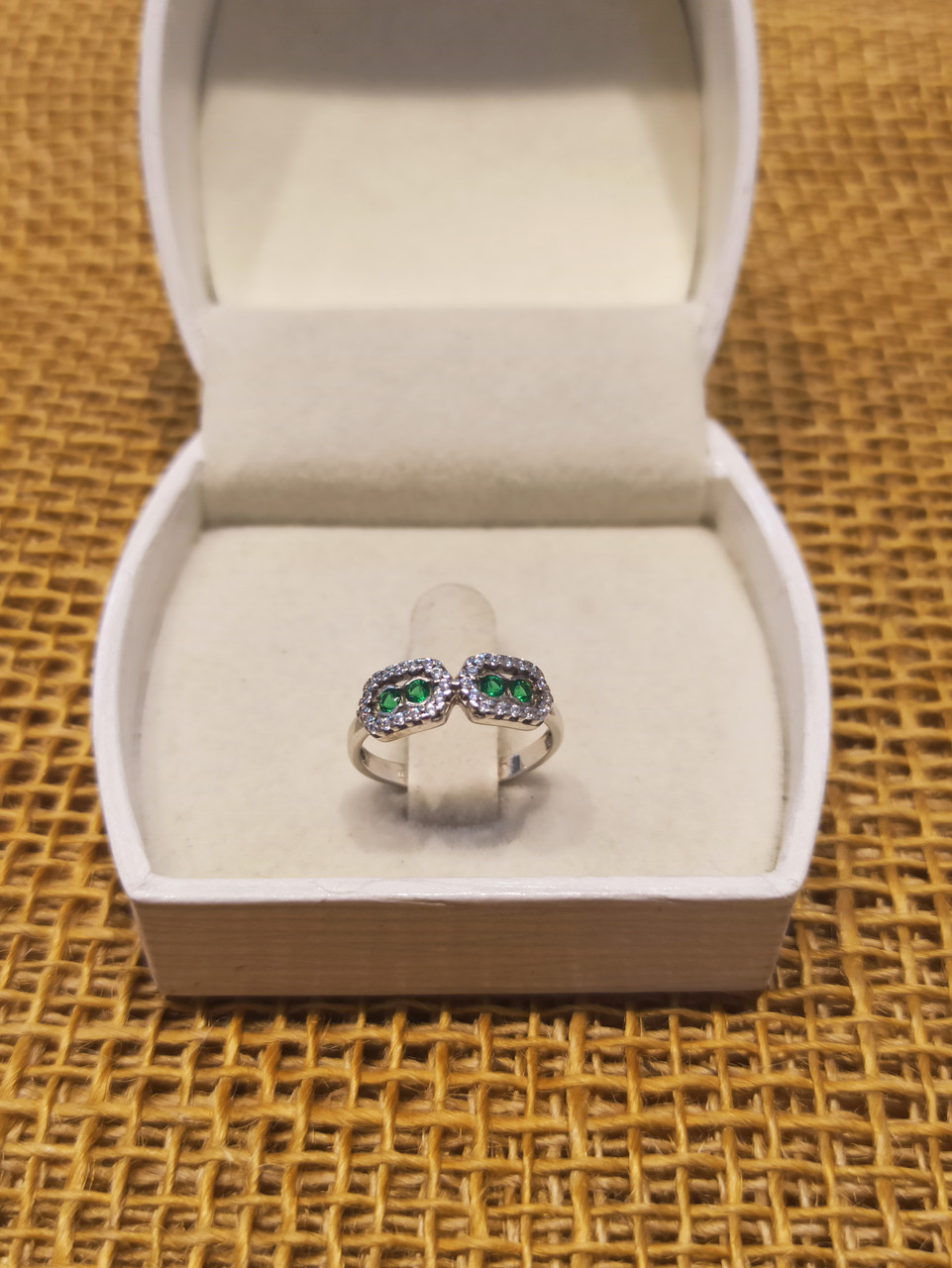 Кольцо / фианиты / 16 размер ( пр. Абая 141 ), фото 1