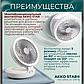 Настольный вентилятор AKKO STAR AK53920 с аккумулятором, фото 3