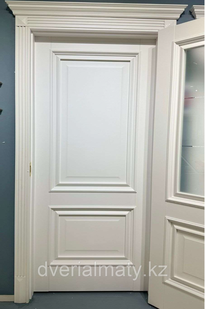 DVL122 Neoemal Белая ДГ 2.0. Дверь межкомнатная, фото 1