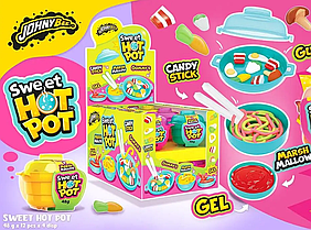 Мармелад + Кислый гель Johny Bee Sweet Hot Pot 48 гр (24 шт- упак) /Johny Bee/