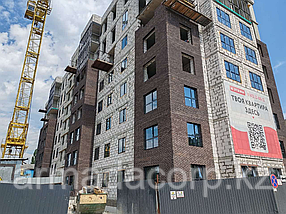 Лицевой керамический кирпич Красный Смог полуторный 1.4НФ, фото 2