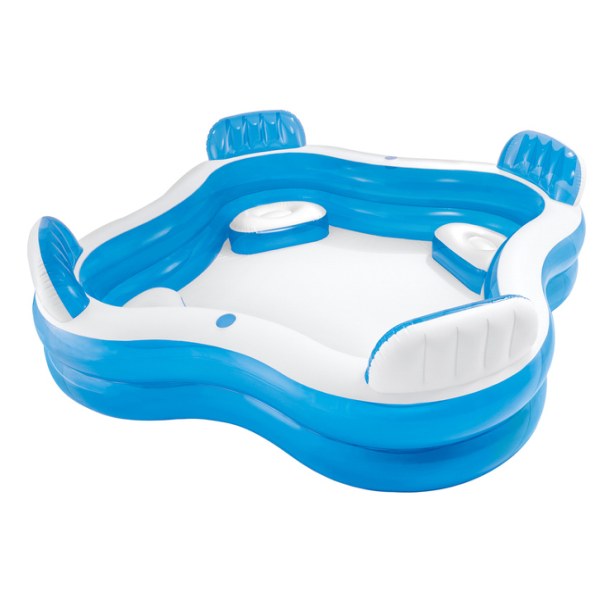 Бассейн надувной 229*229*66 см INTEX Prise-ring, фото 1