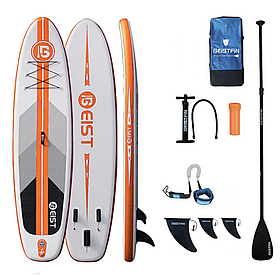 Доска Sup борд 320 см BEIST три плавника Orange