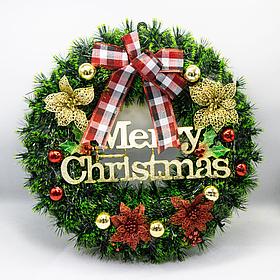Новогодний венок с украшениями Heartpierce Green