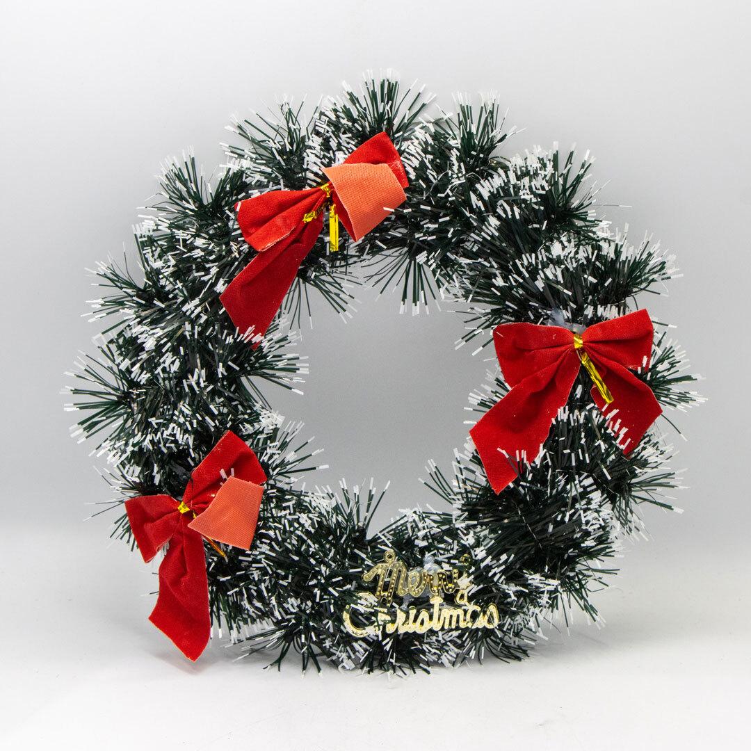 Новогодний венок с бантиками Tharlendris, фото 1