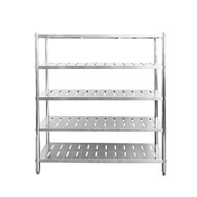 Стеллаж 5 полок с перфорированием 160*48*180 см