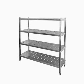 Стеллаж с перфорированием 4 полки 180*48*155 см