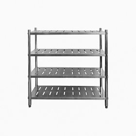 Стеллаж с перфорированием 4 полки 160*48*155 см