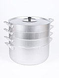 Мантоварка алюминиевая Демидовский завод МТ-118 6 л, 3 сетки, диаметр 26 см, фото 3