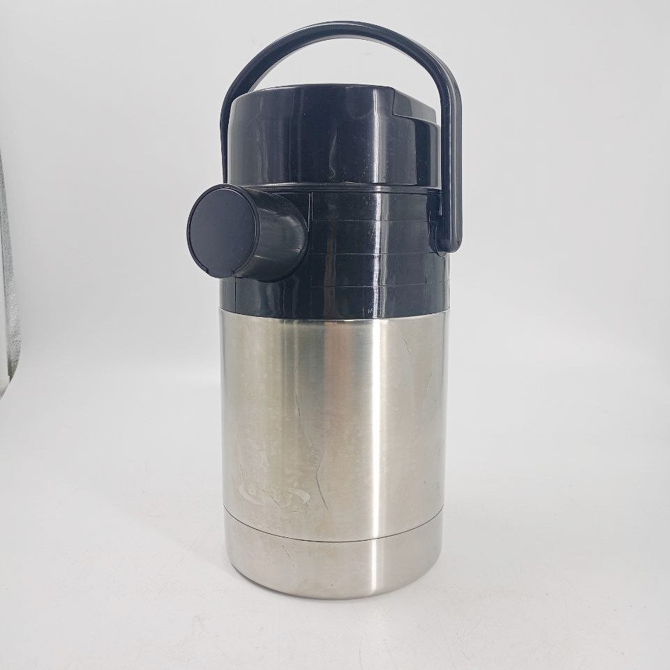 Уценка 25-0046 Термос для напитков с помпой Гейзер 2 л, 1С57 Амет, фото 1