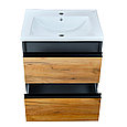 Комплект Тумба с умывальником Сиена 60 с умывальником Amelia 60 (подвесная), фото 7