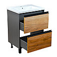 Комплект Тумба с умывальником Сиена 60 с умывальником Amelia 60 (напольный), фото 6