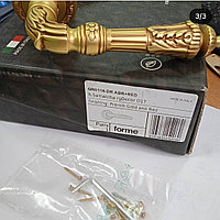 FORME GR0116-DR BN латунь дверная ручка SAMANTHA на розетке DECOR 50 мм бронза наив