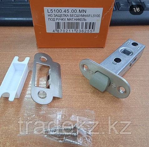 HIGHGRADE L5100.45.00.MA HG защелка бесшумная под ручку антик(AB), фото 1