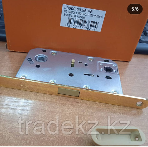 HIGHGRADE L3600.50.96.MB HG замок WC с магнитной защёлкой матовая латунь 4870246987856, фото 1