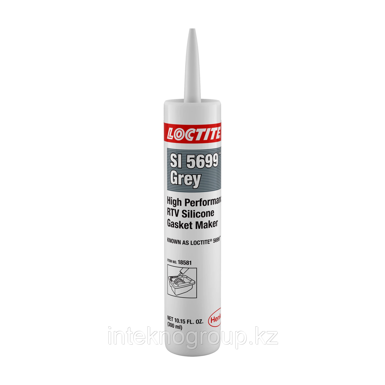 Loctite Si 5699 300ml, Силиконовый нейтральный герметик серый до +205оC, фото 1