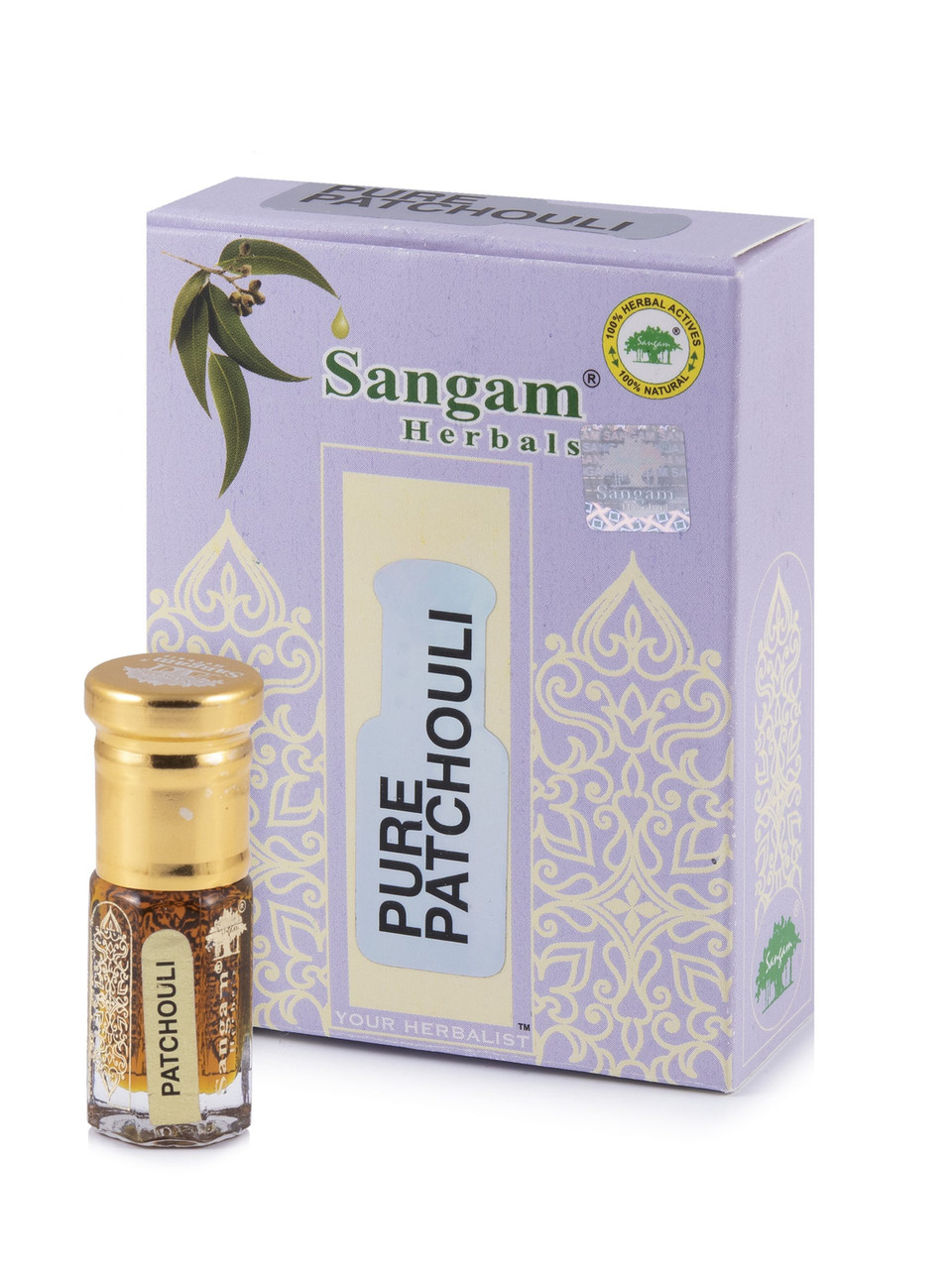 Духи масленые OMBRE PATCHOULI (Омбре Пачули) 3 мл, Sangam Herbals