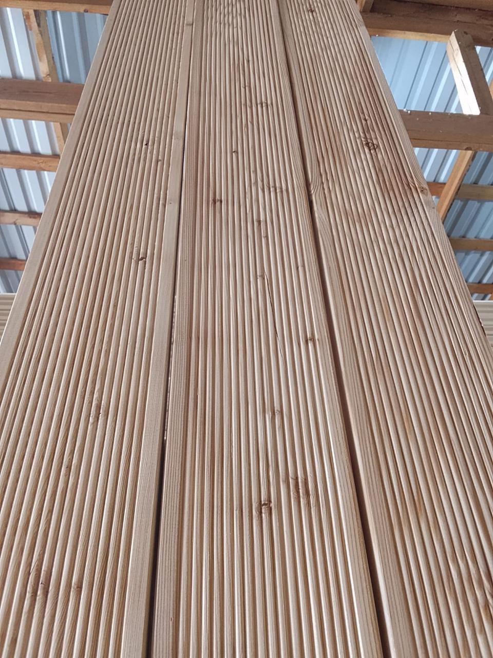 Террасная доска лиственница вельвет 28*136*3000 С сорт, фото 1