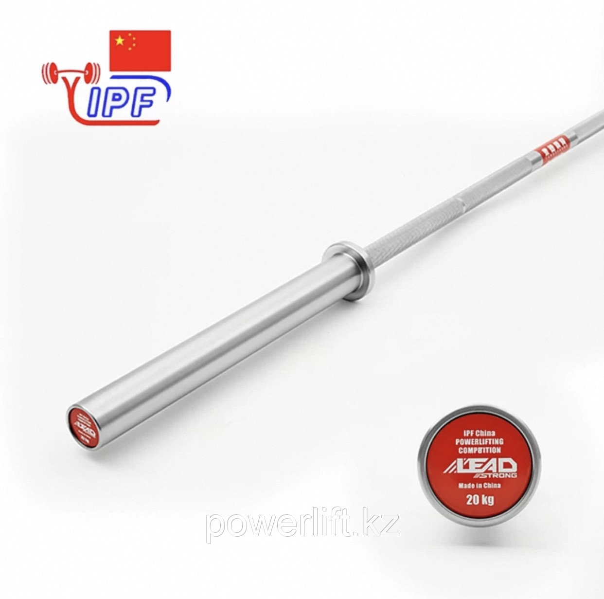 Гриф для пауэрлифтинга Lead, фото 1