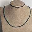 Колье серебро 925 пробы,  изумруд, размер 40-50см, 7г, фото 5