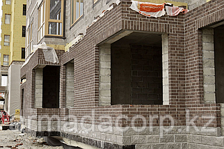 Лицевой керамический кирпич Красный Смог евро 0,9НФ, фото 5