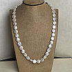 Колье серебро 925 пробы, жемчуг культивированный морской, размер 55см, 60г, фото 3