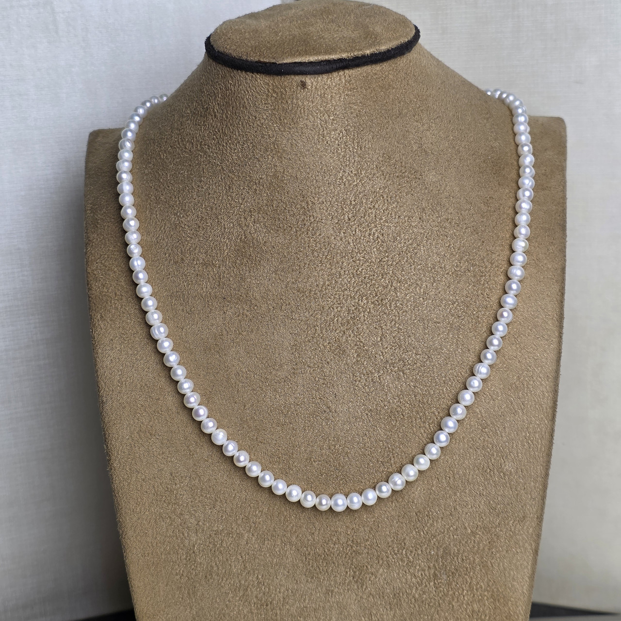 Колье серебро 925 пробы,  жемчуг культивированный морской, размер 50см, 20г, фото 1