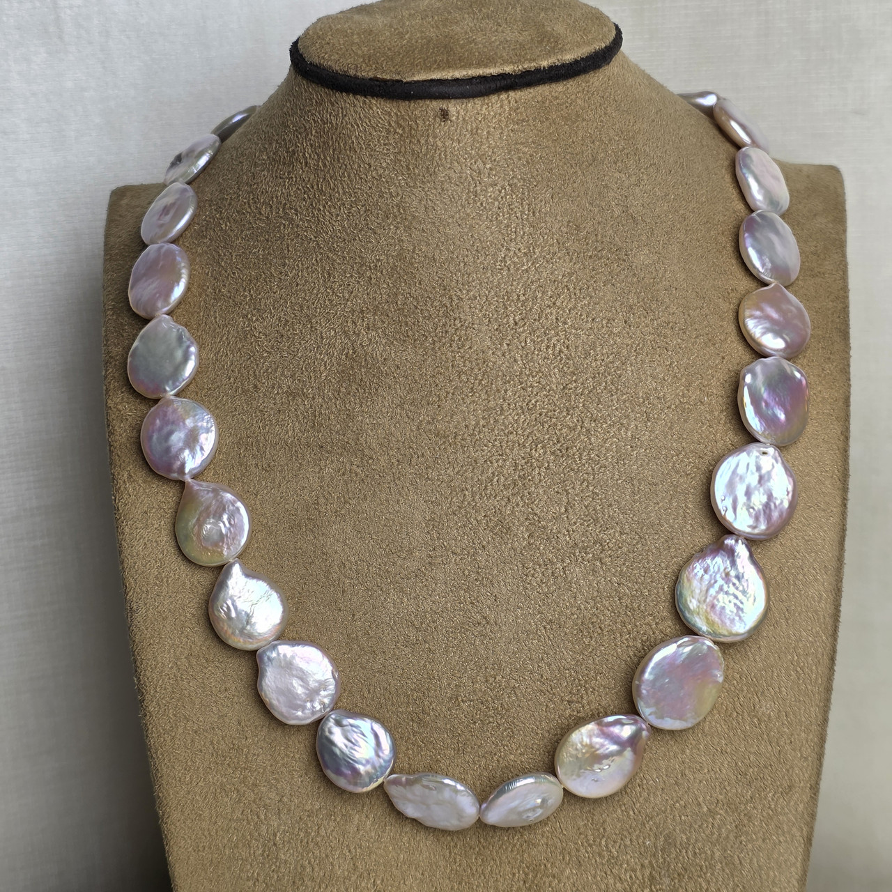 Колье серебро 925 пробы,  жемчуг культивированный морской, размер 50см, 60г, фото 1