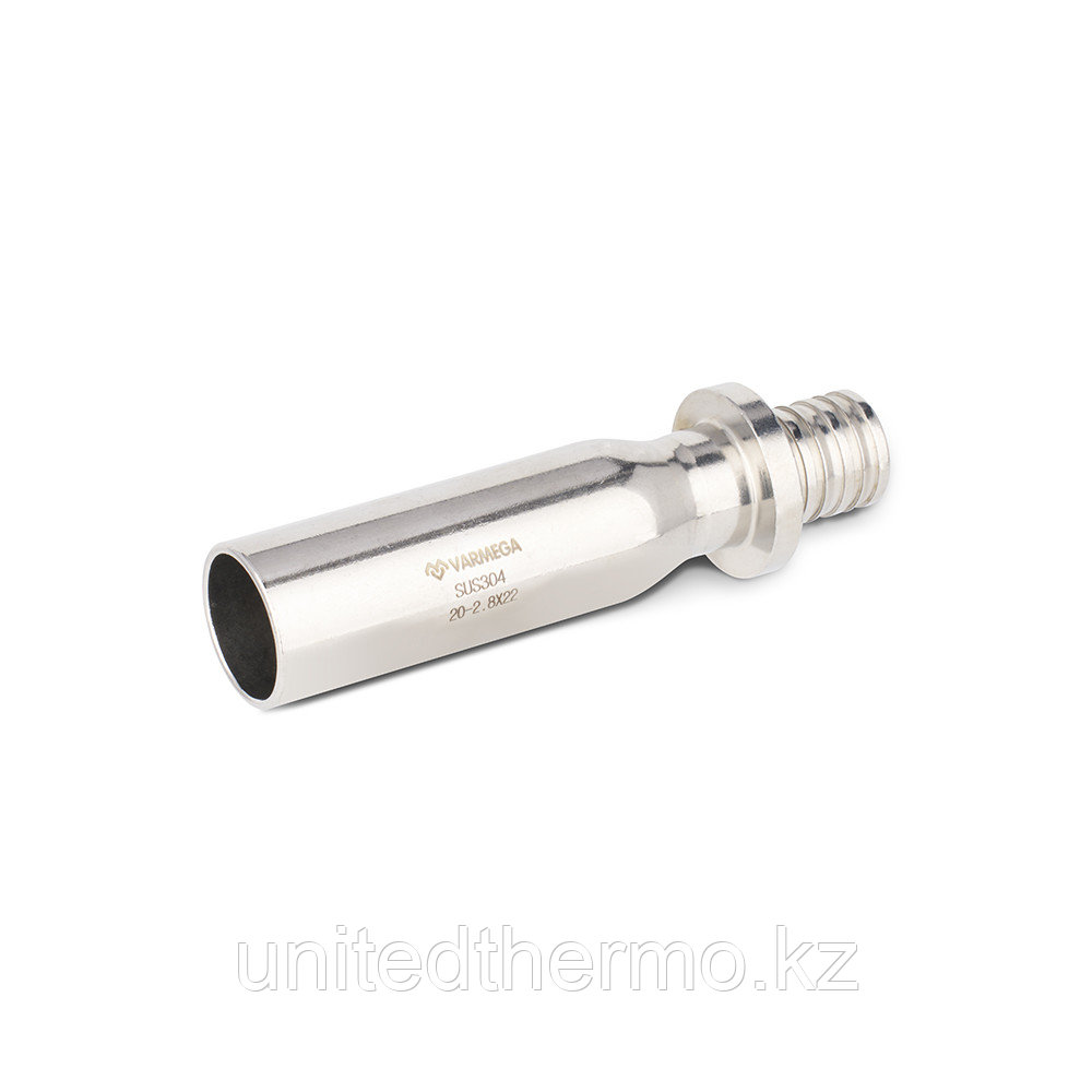 Переходник 20-2.8x22 безраструбный PEX-INOX Varmega Inox Press