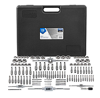 Scheppach Набор метчик.и плашек110пр(2х0.4,3х0.5,4х0.7,5х0.8,6х0.75-1,8х0.75-1,25,9х0.75-1.25,10х0.75-1.5,11х0