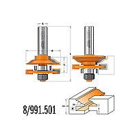 CMT Комплект фрез “мебельная обвязка” (для изготовления дверок) D=44,4 S=12,0 R=8,00