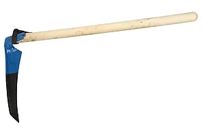 Коса-секач, деревянный черенок, лезвие 40 см, 119 см