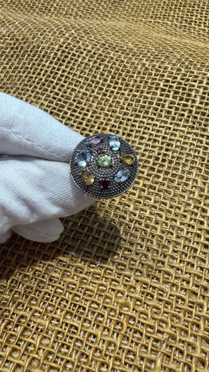 Кольцо / натуральные камни / 16,5 размер ( пр. Абая 141 ), фото 1