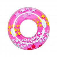 Надувной круг Intex Star Pink