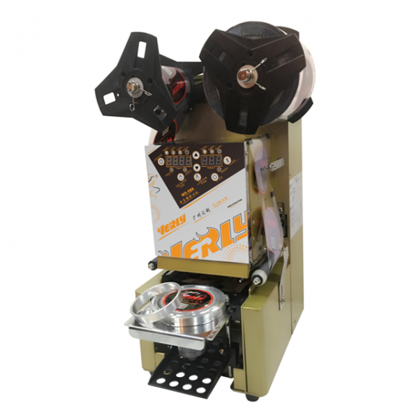 Машина для запечатывания стаканов автоматическая, фото 1