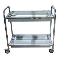 Сервировочная тележка 2 полки (глубокая)