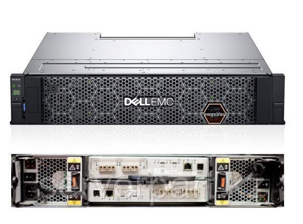 Система Хранения Данных Dell ME5012 (Rack 2U 12LFF)/12x4TB HDD SAS 7.2K (hs)/Dual Controller/8x32GB FC/RPSU