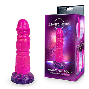 ФАЛЛОИМИТАТОР L рабочей части 17.5 см D 4.5 см, СИЛИКОН, арт. MH-13019