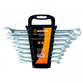 Набор комбинированных ключей 8 шт. 6 - 19 Вихрь, шт73/6/5/7