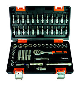 Набор инструментов, 1/4" , CrV, в кейсе 57 предм Вихрь, шт73/6/7/2