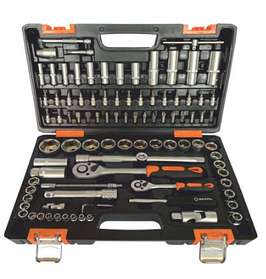 Набор инструментов, 1/2" , 1/4" , CrV, в кейсе 94 предм Вихрь73/6/7/5